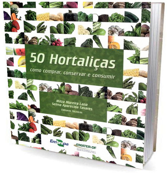 Livro 50 Hortaliças - Como Comprar, Conservar e Consumir