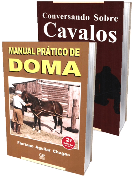 Livro Manual Prático de Doma + Conversando Sobre Cavalos 