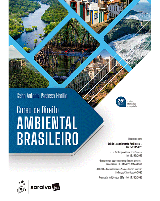 Livro - Curso de Direito Ambiental Brasileiro, 23ª Edição 2023