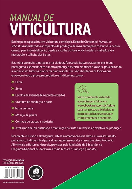 Livro Manual De Viticultura