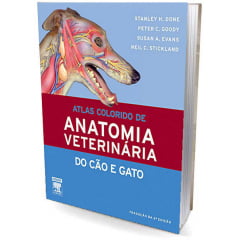 Livro Atlas Colorido de Anatomia Veterinária do Cão e do Gato