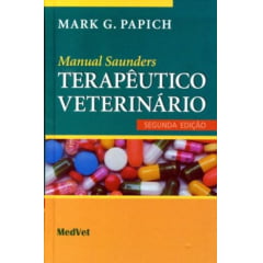 Livro Manual Saunders TARAPÊUTICO VETERINÁRIO